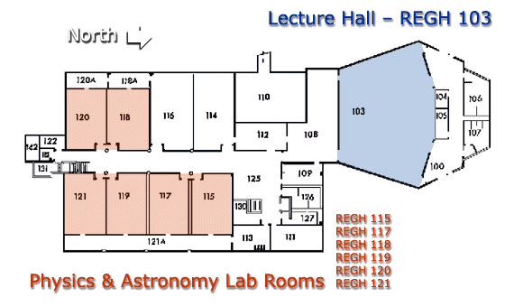 Classrooms in Regener Hall