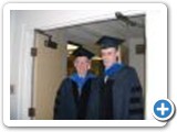 0002 Bob Eisenstein, convocation speaker, and Bernd Bassalleck