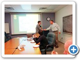 018 Professor David Dunlap welcomes Aidan Grummer into the Sigma Pi Sigma honor society