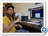Grad student Ken Obenberger analyses meteor streams around earth’s orbit using the Long Wavelength Array (Taylor)