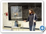 Josh Martin discusses the Tesla Coil, an electrical resonant transformer circuit, used to produce high-voltage, low-current, high frequency alternating-current electricity.