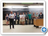 Professor Sudhakar Prasad with Sigma Pi Sigma inductees