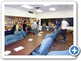 7 Alisa Gibson helped organize the Open House