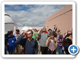 Partly cloudy on the first day of classes for the Fall 2017 semester did not prevent 300+ visitors gathering to share in this cosmic event