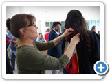 06 Julie Morrison adjusting Tara Drake's gown