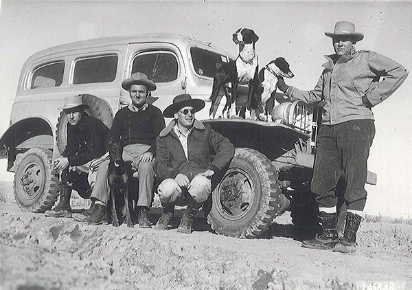 John Linsley's vehicle for Volcano Ranch and fellow researchers